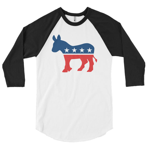 Democrat 3/4 sleeve raglan shirt