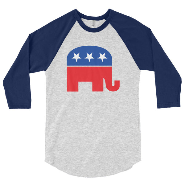 Republic 3/4 sleeve raglan shirt