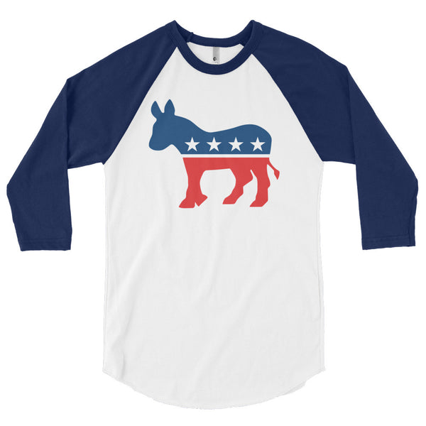 Democrat 3/4 sleeve raglan shirt