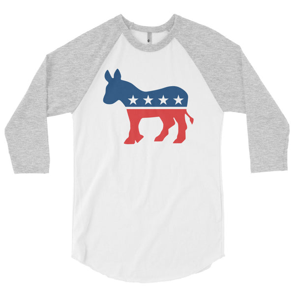 Democrat 3/4 sleeve raglan shirt