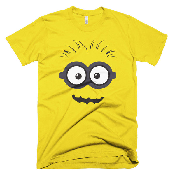 Minion Face short sleeve men's t-shirt