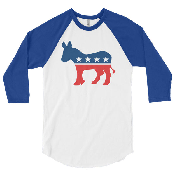 Democrat 3/4 sleeve raglan shirt