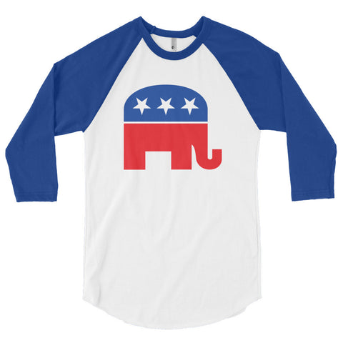 Republic 3/4 sleeve raglan shirt